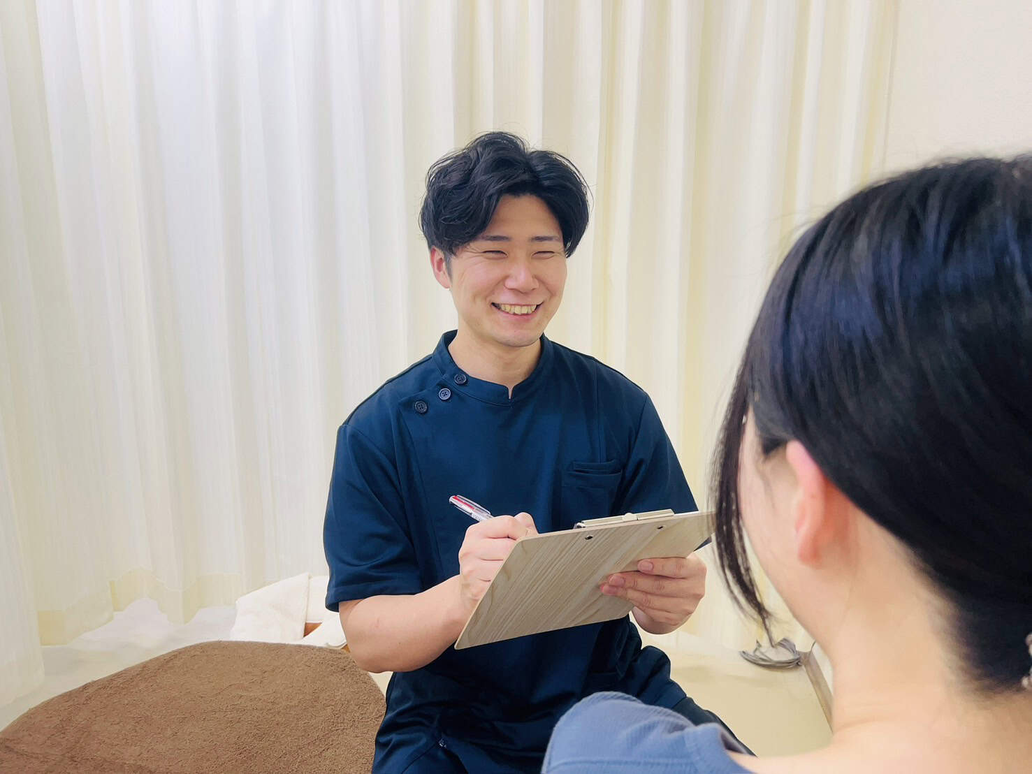 問診の様子